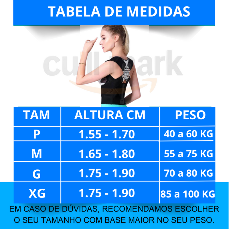 PosturaMaster® - Corretor Postural + BRINDE EXCLUSIVO