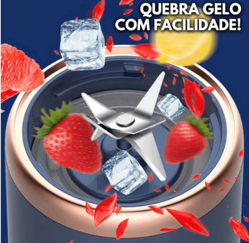 Mini liquidificador e Mixer portátil