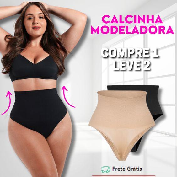 Calcinha modeladora-Efeito BodySlim Compre 1 Leve 2