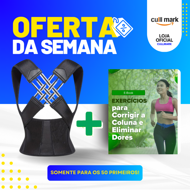 PosturaMaster® - Corretor Postural + BRINDE EXCLUSIVO