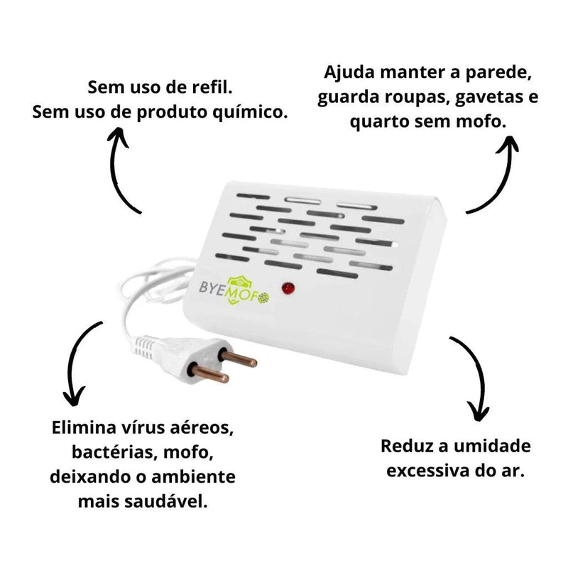 Desumidificador Anti-mofo Ácaros e fungos eletrônico